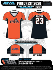 Pinecrest Spring 2021 Womens Full dye team jerseys